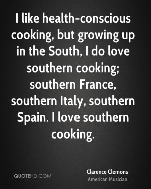 like health-conscious cooking, but growing up in the South, I do ...