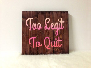 Ombre Wall Art Custom Quote Art Pallet Wall Art by IndieHaus, $30.00