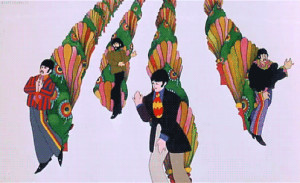 ... McCartney john lennon ringo starr george harrison yellow submarine