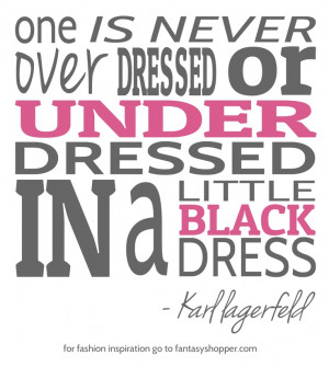 Little Black Dress Quotes