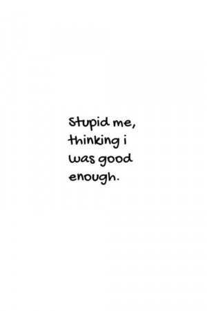 Stupid me!