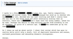 Exposed: The 'creepy, lovesick' emails WikiLeaks boss Julian Assange ...