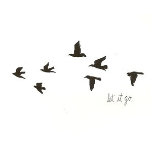 Pin Feather Quill Tattoo With Flying Birds The Flight Of Leads Them Ti ...