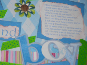... quotes. I used high quality scrapbook paper, as well as, all of the