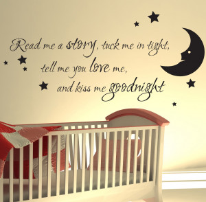 about nursery wall sticker read me a story kids art decals quotes w47