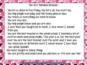 Teacher Appreciation Thank You Quotes