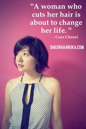 Coco Chanel said, 