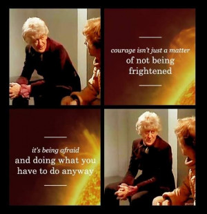 Great quote from the third Doctor played by Jon Pertwee