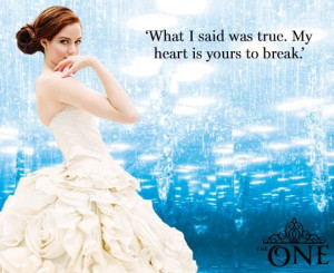 Quote from THE ONE by Kiera Cass(if you havn't read this series stop ...