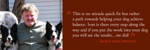 Testimonial Quote - dog training calgary edmonton
