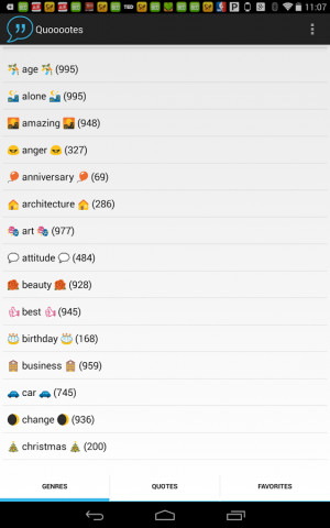70000+ Quotes with Emoji Icons - screenshot
