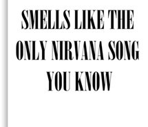 funny, music, nirvana, quote, smells like teen spirit, song