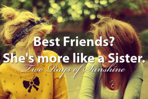 best friend, best friends, blonde, bow, brunette, family, girl, girls ...