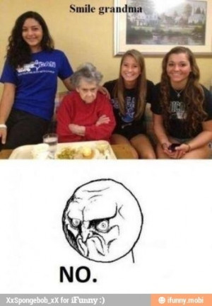 Grumpy grandma