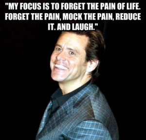 Jim Carrey's focus in comedy