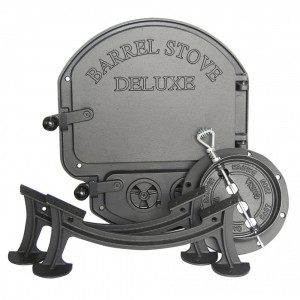 Home Vogelzang Deluxe Barrel Stove Kit with Barrel