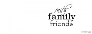 Faith Family & Friends Facebook Cover