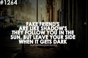 Quote fake friends