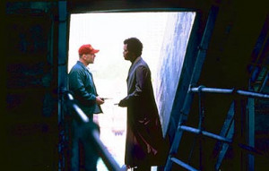 ... Willis and Samuel L. Jackson in Touchstone’s Unbreakable – 2000
