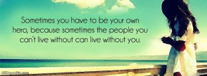 Sad Quote Facebook Cover Photos For Girls
