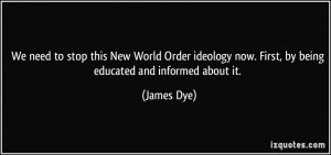 ... Agenda – New World Order Quotes from Politicians (1950 – 2009