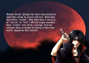 quote: Itachi Uchiha: 