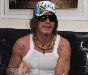 Mickey Rourke Con Uno Sus