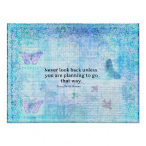Henry David Thoreau Inspirational quote with art Print