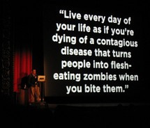 life, quotes, zombies.