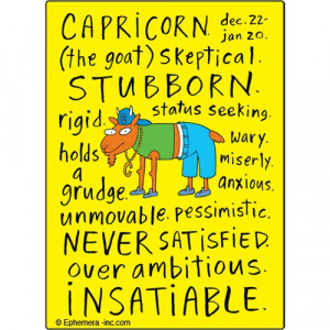 Capricorn Sayings