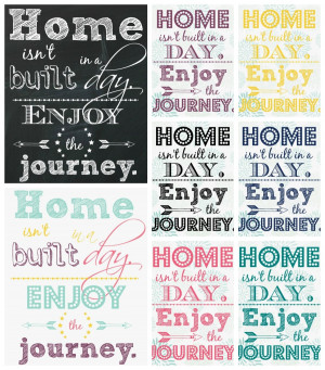 ... my housie friends, HOME isn’t built in a day. Enjoy the journey