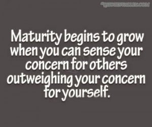 maturity quotes sayings