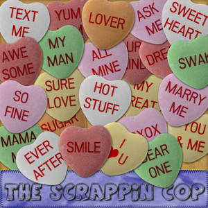 digital scrapbooking freebies MAKE YOUR OWN CU CANDY HEARTS