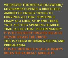 Alinsky’s 12 Rules for Radicals | Saul Alinsky's Rules for Radicals ...