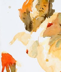 Click on the watercolor detail for Eric Fischl's website.