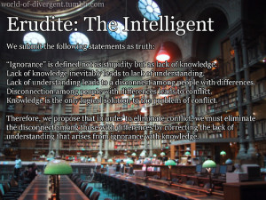 We submit the following statements as truth: