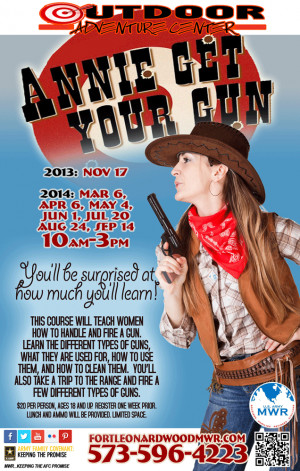 Apr 6 - Annie Get Your Gun / Register 1 Week Prior / 573 596-4223