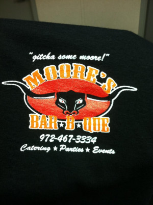 Moore’s Bar-b-Que shirts