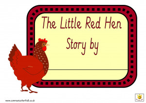 The Little Red Hen Puppet Template Index
