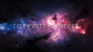 ... light year, galaxy, infinity and beyond, pink, purple, space, wall