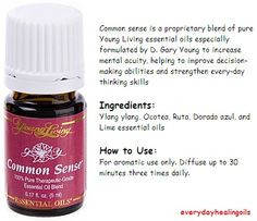 Common Sense Young Living Essential Oils www.youngliving.o... More