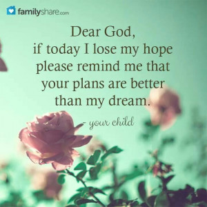 If I lose my hope....
