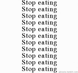 stop eating #fat #self hate #gif #self harm gif