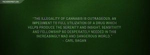 Carl Sagan Weed Quote Facebook Cover