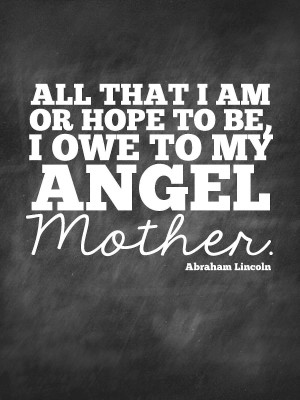 one of my very favorite quotes from Abraham Lincoln.