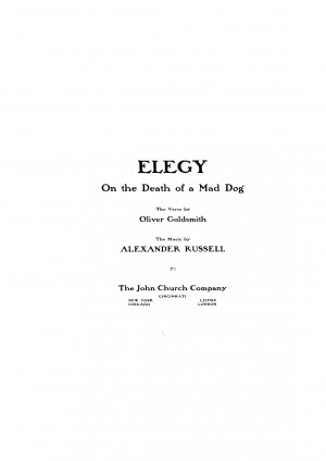 Elegy on the Death of a Mad Dog (Russell, Alexander)