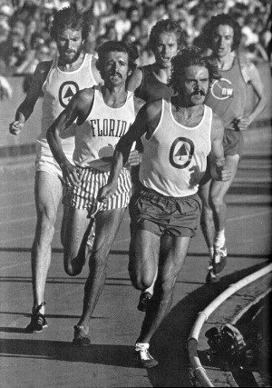 Steve Prefontaine, Frank Shorter, Knut Kvalheim, Craig Virgin (I think ...