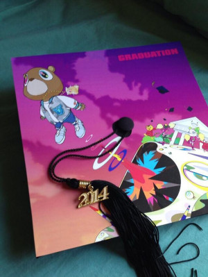 kanye west graduation cap definitely doing this for when i graduate ...