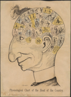 Phrenological Chart of the Head of the Country [Sir John A. Macdonald ...