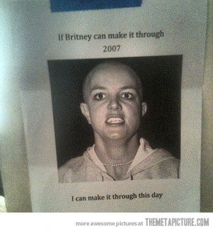 Funny photos funny Britney Spears bald